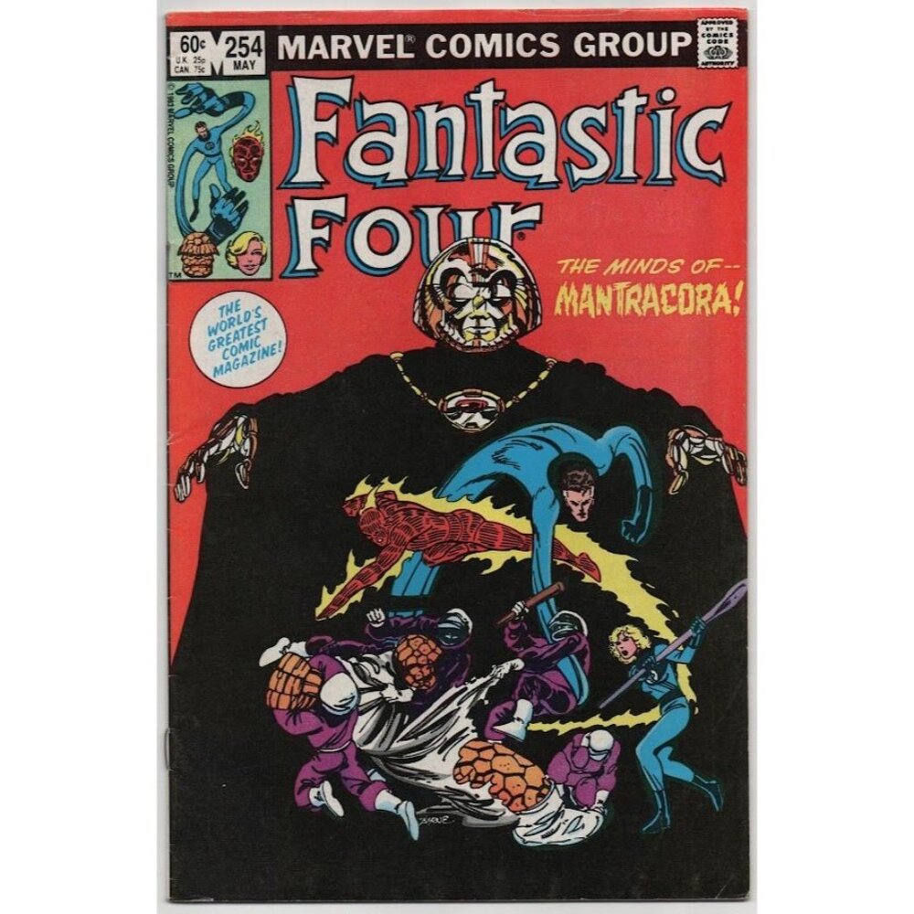 Fantastic Four 254 Marvel Comics 1983 FN+ 6.5 John Byrne She-Hulk WASP Mantracor